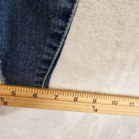 STS Blue Jean Womens 29 Blue Christy Tapered Crop High Rise Distressed EC3118JA1 - Picture 11 of 16